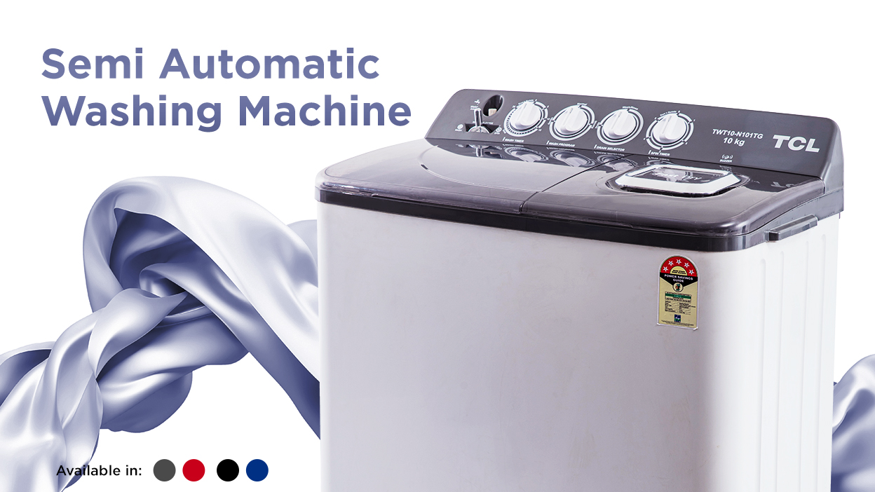 TCL SemiAutomatic 10 Kg Washing Machine